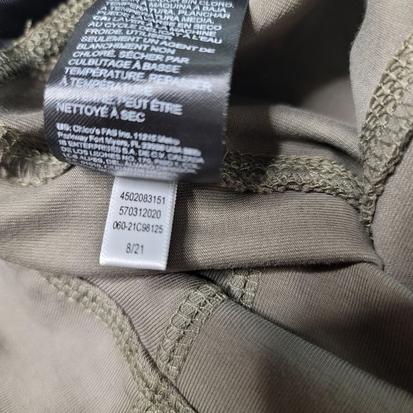 chicos stretchy grey green leggings size 2R Us 12 workout, athletic, gym, yoga - Picture 4 of 6